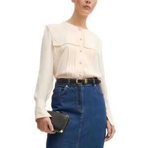 Lk Bennett Womens  Olive Sailor Blouse, White